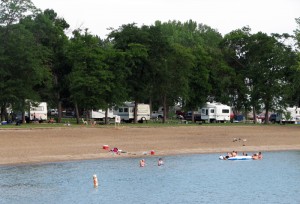 Campground on the Beach